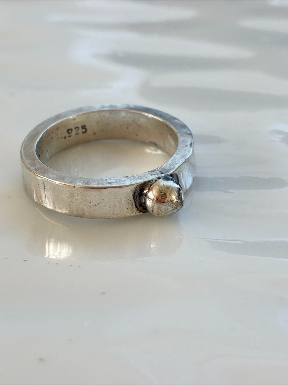 Sterling Silver Ball Ring
size 5 - Picture 3 of 8